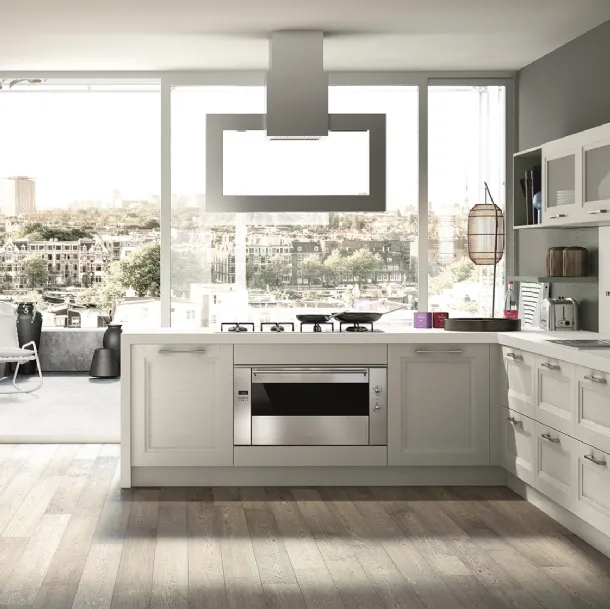 Cucina Classica con penisola Alba 02 di Essebi