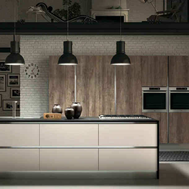 Cucina Moderna con isola Astro 06 di Essebi
