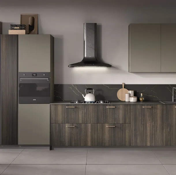 Cucina Moderna lineare Just24 02 di Essebi