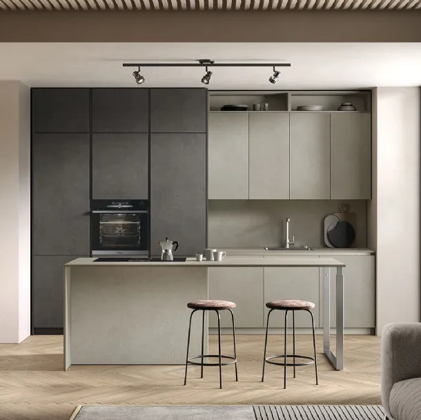 Cucina Moderna con isola Just24 03 di Essebi
