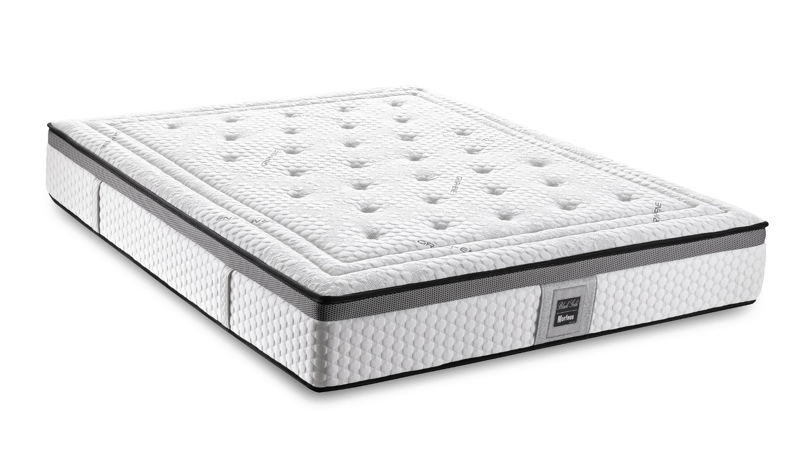 Materasso Sinfonia-Bi-Comfort a molle insacchettate e memory di Morfeus