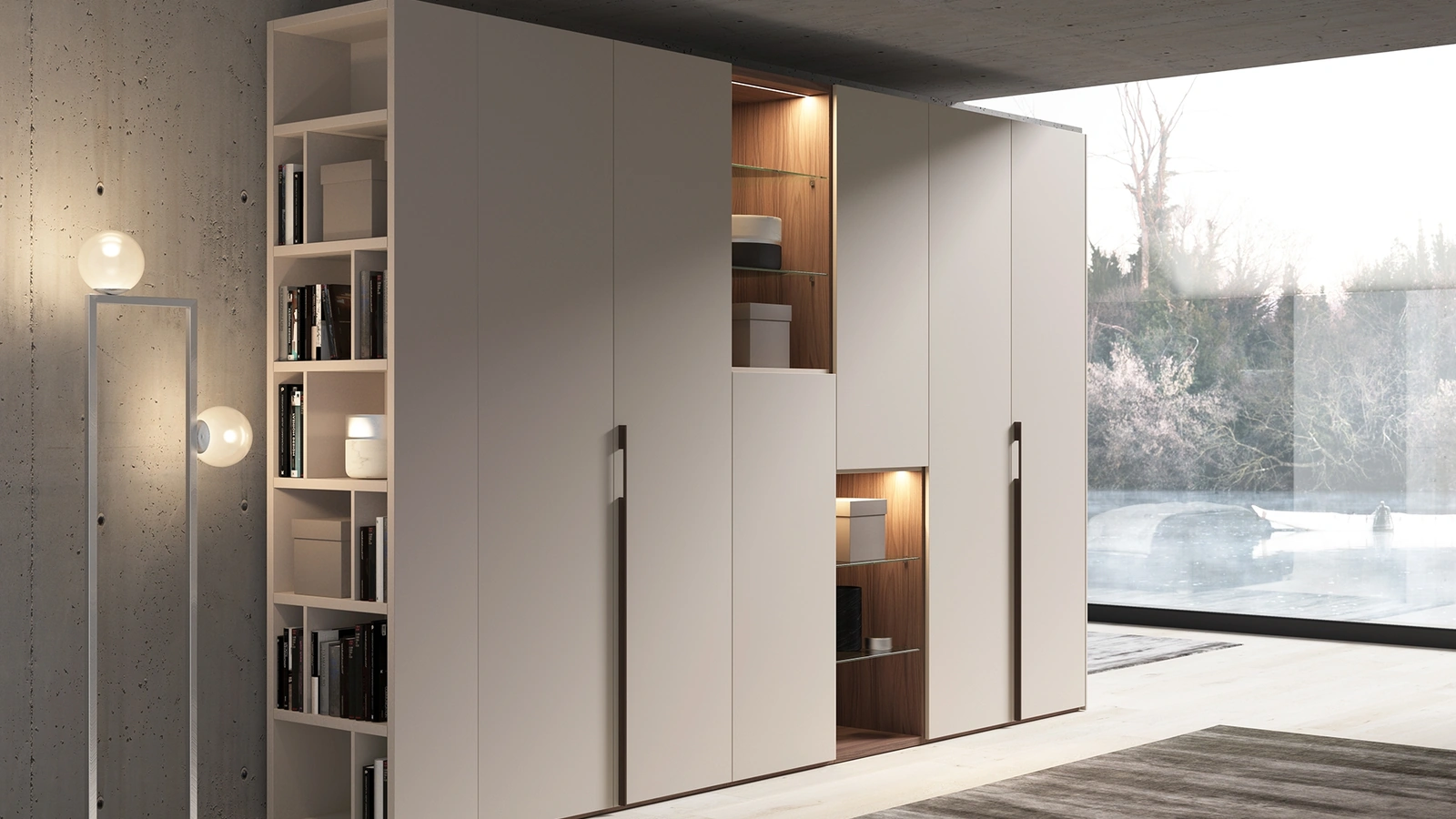 Armadio con ante battenti Aria di Favero