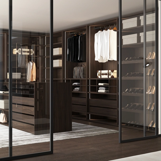 Cabina Armadio con Moduli a Giorno di Favero