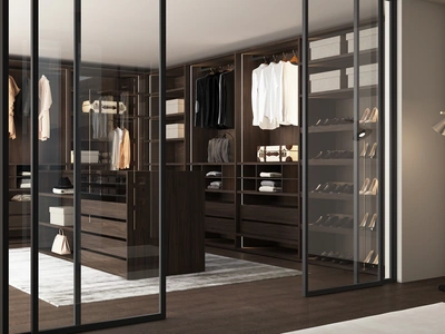 Cabina Armadio con Moduli a Giorno di Favero