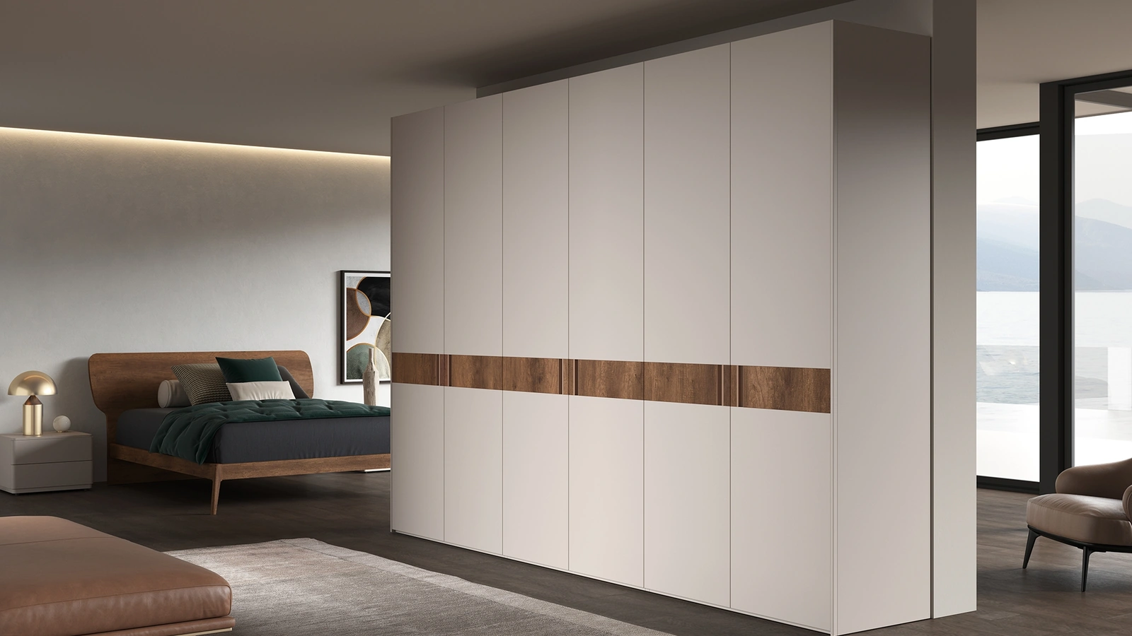 Armadio con ante battenti Aurora di Favero