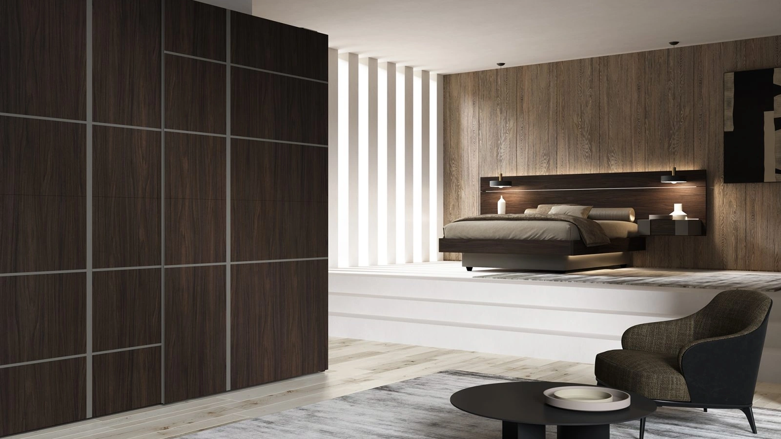 Armadio con ante scorrevoli Breccia di Favero