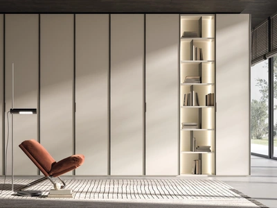 Armadio battente Kyoto Bianco di Tagliabue Mobili