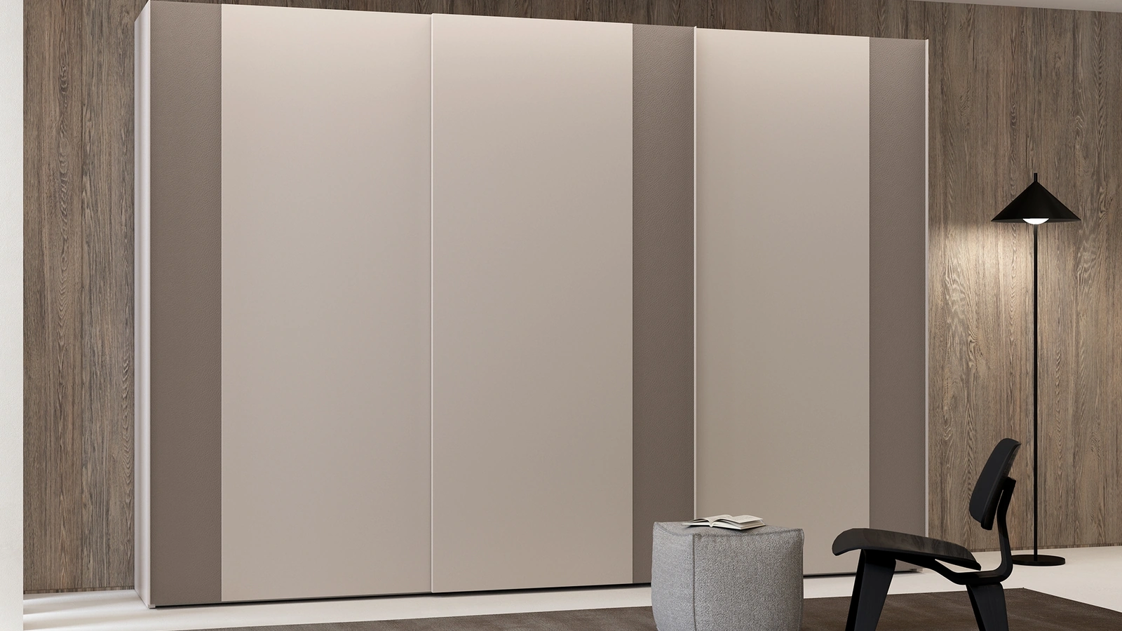 Armadio con ante scorrevoli Linea-S di Favero