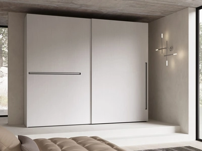 Armadio con ante scorrevoli Presa S Polar White di Favero