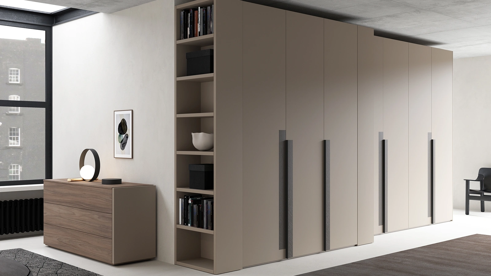 Armadio con ante battenti Trendy di Favero