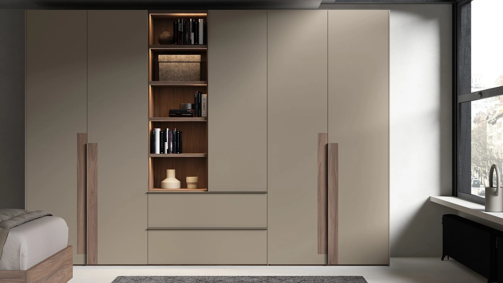 Armadio con ante battenti Trendy di Favero