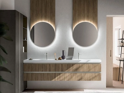 Mobile da Bagno sospeso Cartabianca 03 di Cerasa