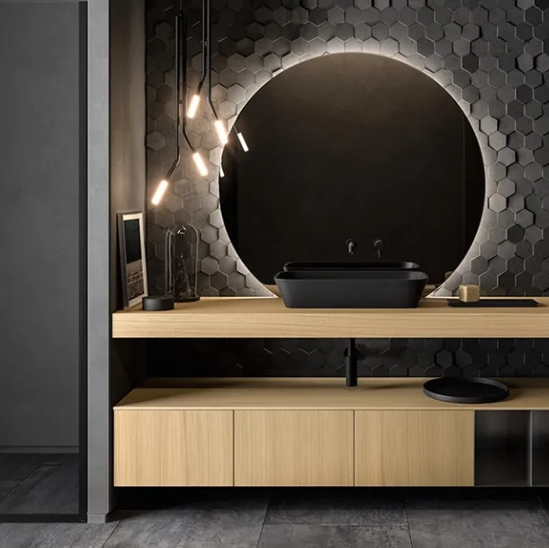 Mobile da Bagno Nerolab in Rovere Chiaro di Cerasa