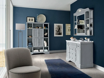 Mobile da Bagno Paestum 01 in Frassino laccato di Cerasa