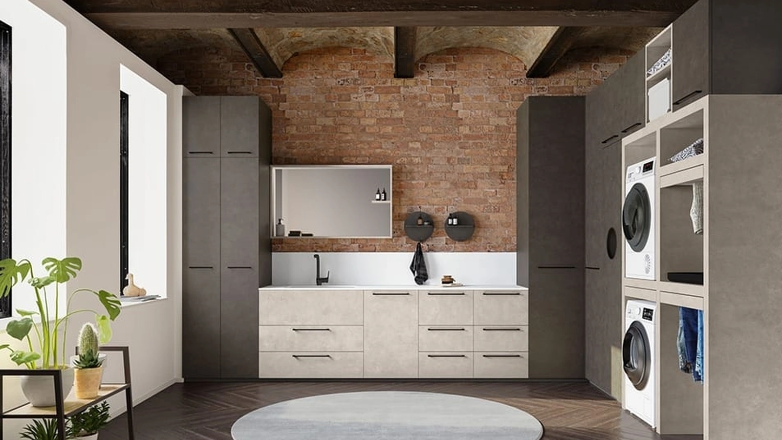 Mobile per Lavanderia Regola 02 di Cerasa