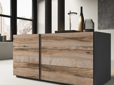 Comò Segno finitura Acero Fossile di Favero