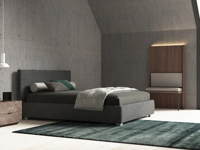 Letto matrimoniale in tessuto Duke di Favero