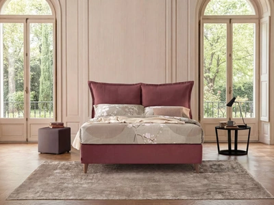 Letto matrimoniale Mariposa con contenitore di Oggioni