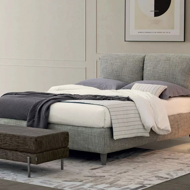 Letto in tessuto Pug con box contenitore di Oggioni