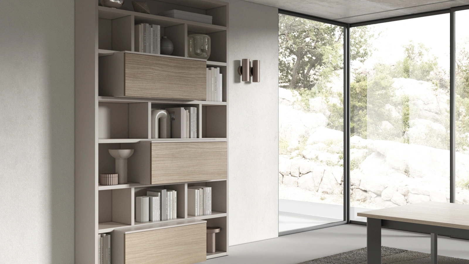 Libreria a muro 9RF5002 di Favero