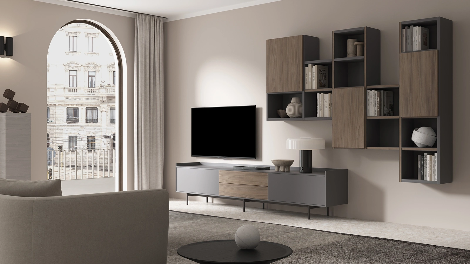 Libreria sospesa 3RF2030 di Favero