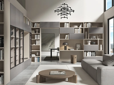 Libreria componibile angolare 7RF5011 di Favero