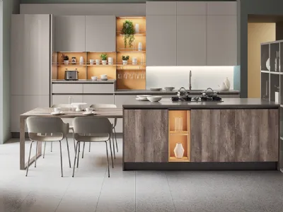 Libreria divisoria Living 06 di Veneta Cucine