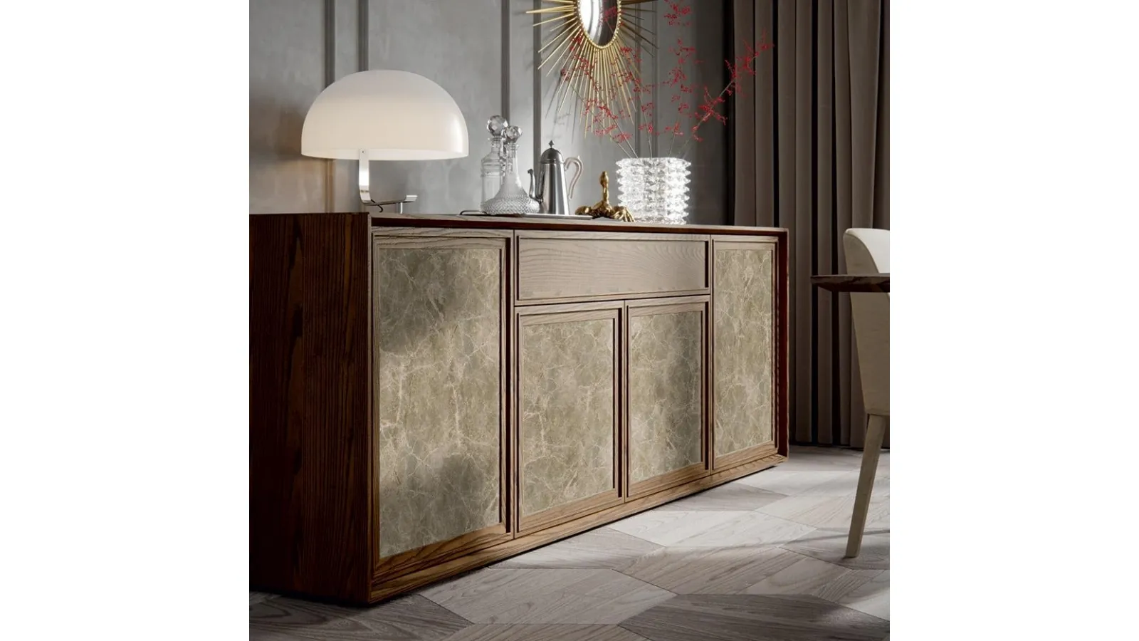Madia Zenith Zen 04 in legno e laminato di Mobilgam