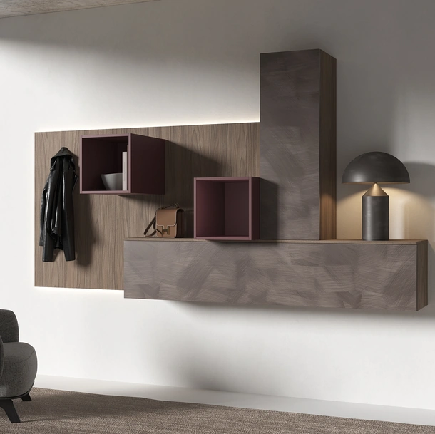 Mobile ingresso 9RF0005 finitura Spacelac di Favero