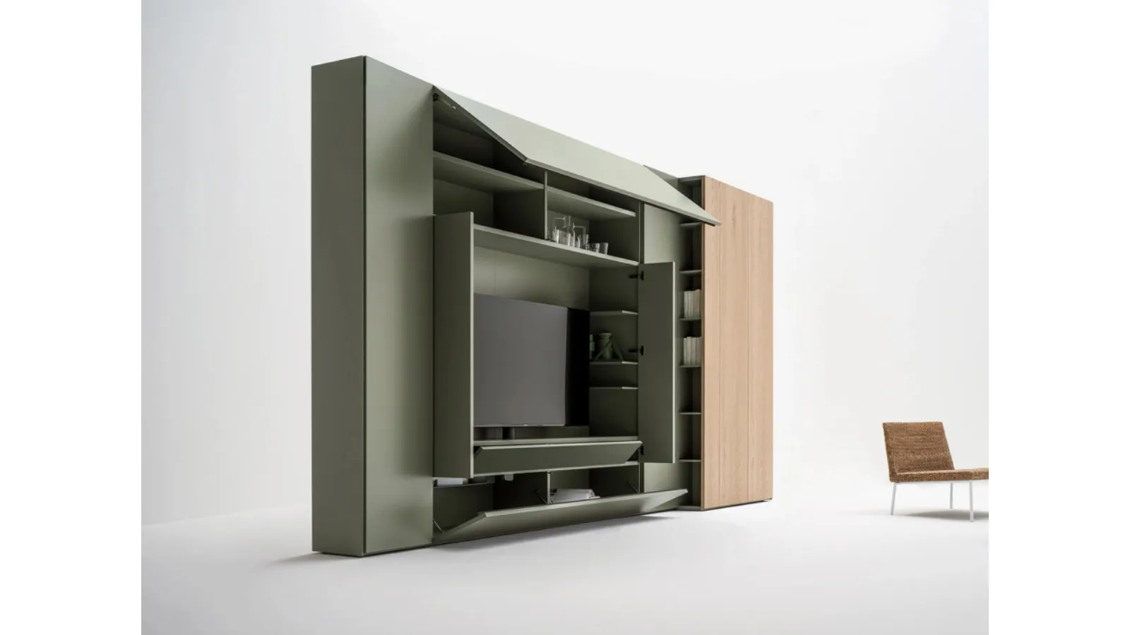 Parete Attrezzata Living Roomy di Caccaro
