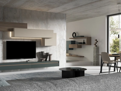 Parete Attrezzata sospesa 3RF2002 di Favero