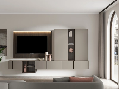 Parete Attrezzata sospesa 3RF2060 di Favero