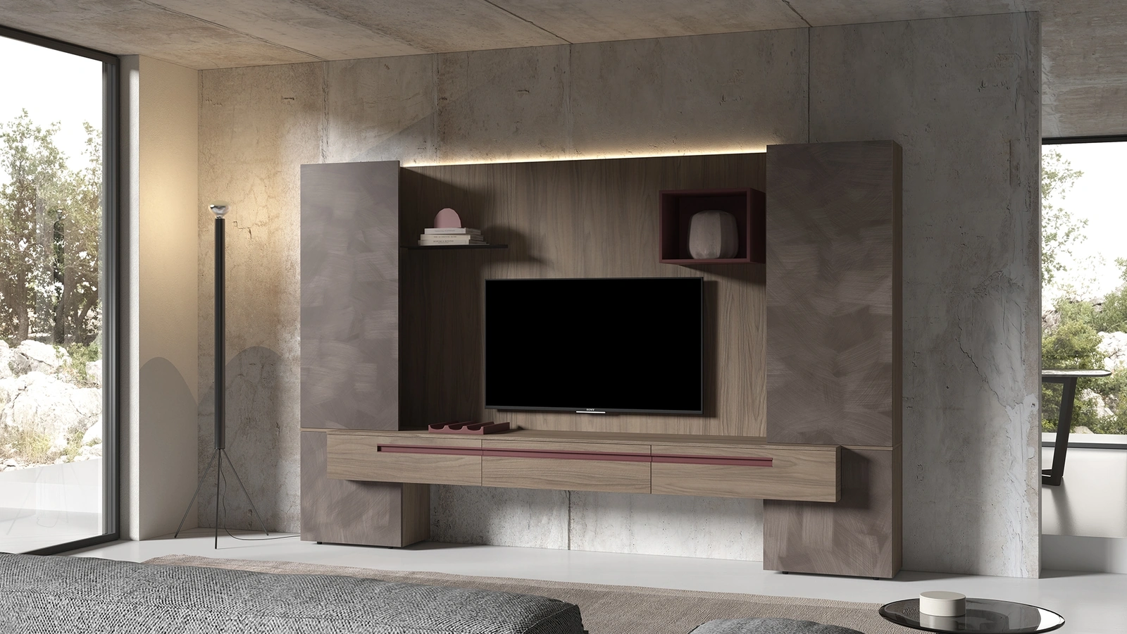 Parete Attrezzata 3RF2070 di Favero