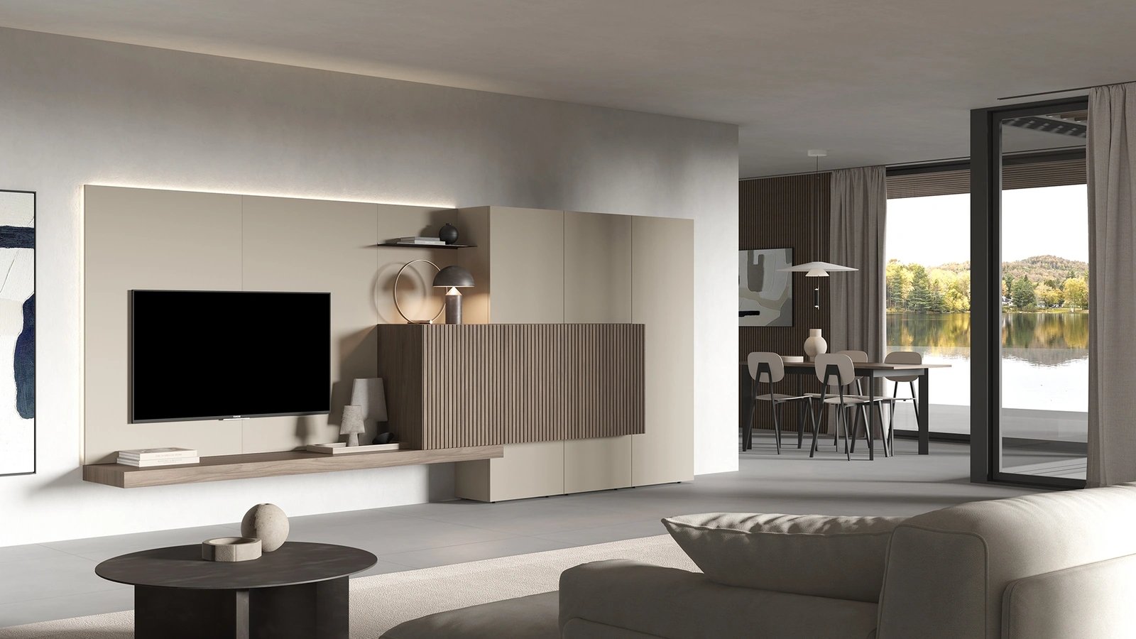 Parete Attrezzata 3RF2080 di Favero