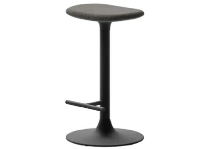 Sgabello Spool in tessuto con struttura in metallo di Veneta Cucine