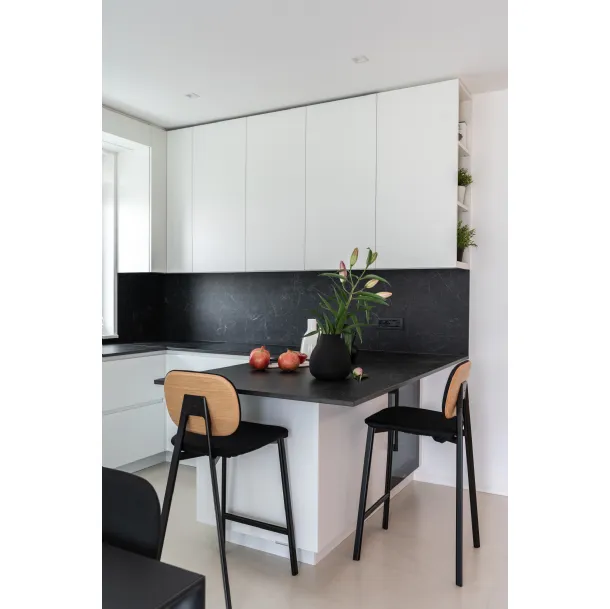 Sgabello con rivestimento in tessuto Tata6 di Pointhouse