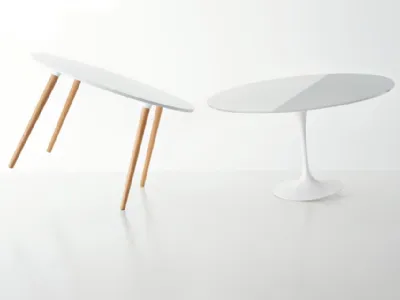 Tavolo Shangai con top in laminato e base in Faggio di Veneta Cucine