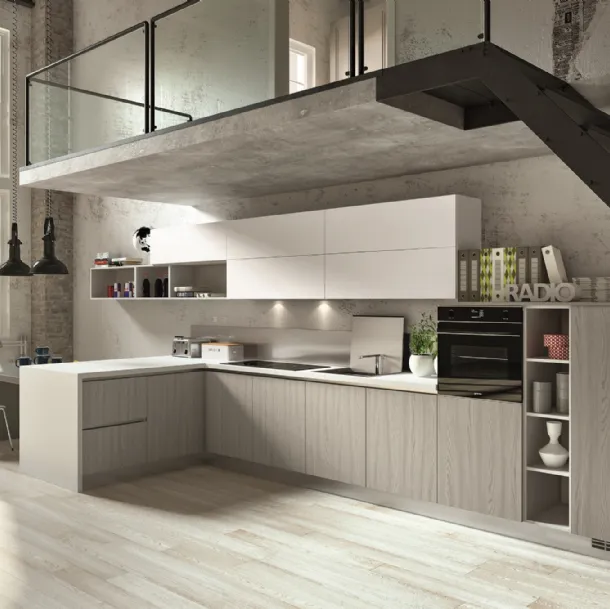 Cucina Moderna Astro Comp 8 di Essebi