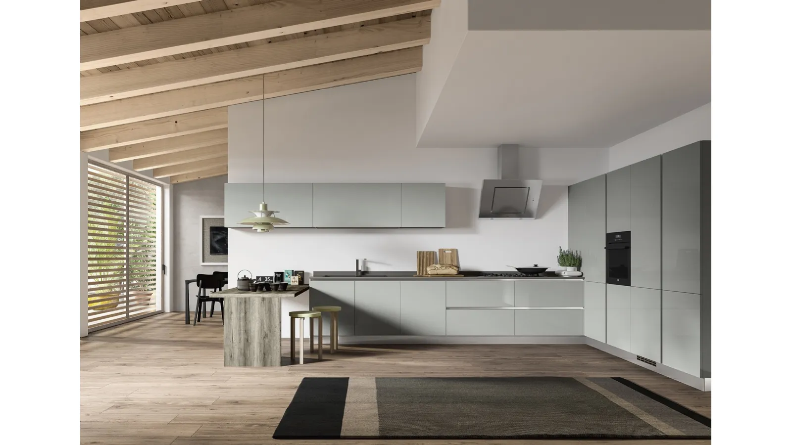 Cucina Moderna Corolla Comp 4 di Essebi