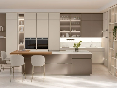 Cucina Moderna con isola Iconica 02 di Veneta Cucine