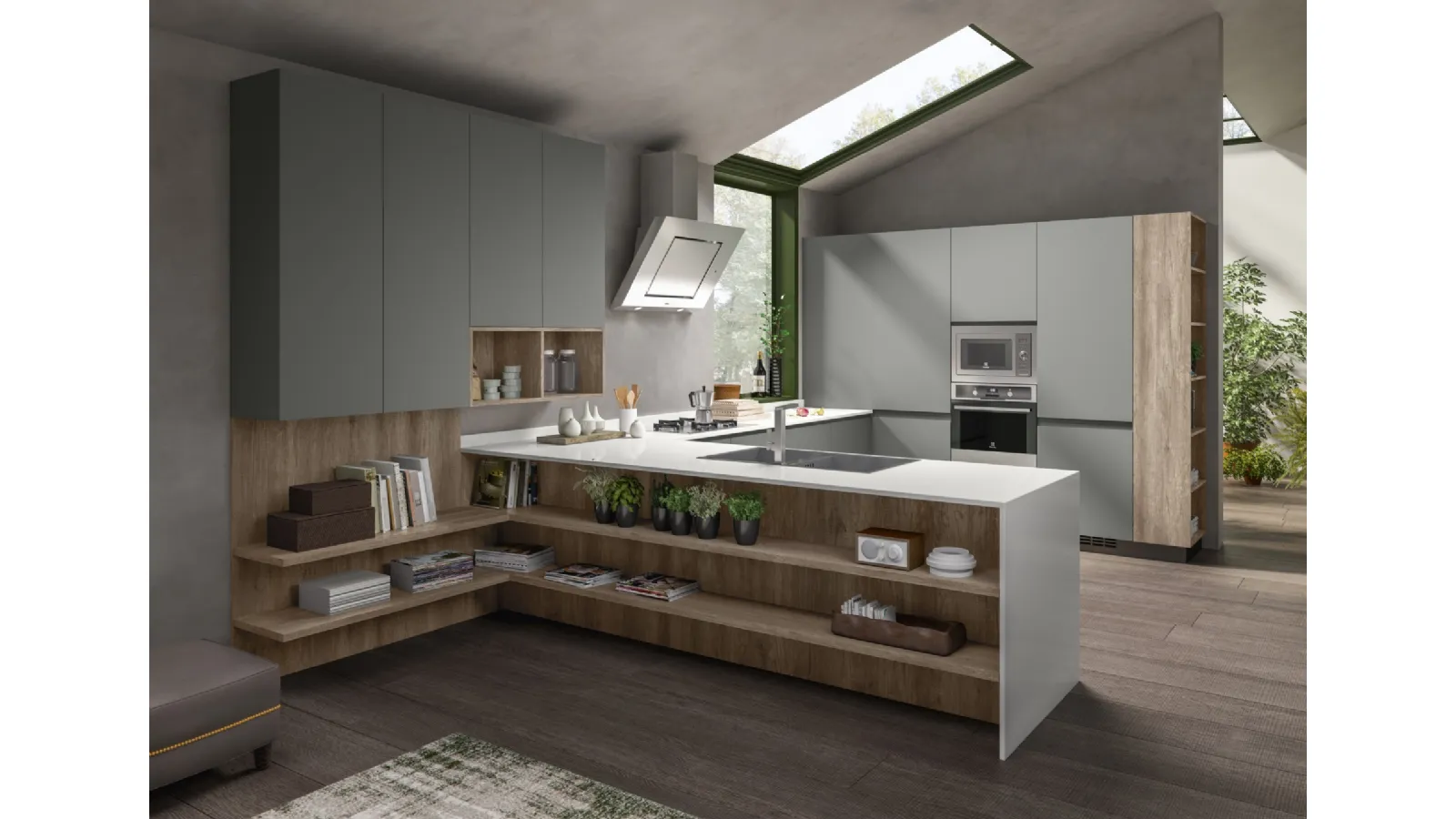 Cucina Moderna Nadir Comp 2 di Essebi